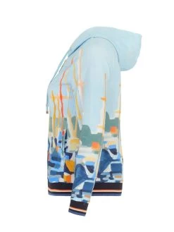 Dolcezza Zip Jacket Hoodie "Marina Interpretation" (24794) 9 Dolcezza Zip Jacket Hoodie "Marina Interpretation" (24794) -Fashion Clothing Line Store 24794 as side