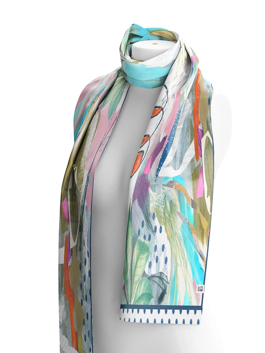 Dolcezza Scarf "Heureux D’un Printemps" (24901) 4 Dolcezza Scarf "Heureux D’un Printemps" (24901) - Image 2