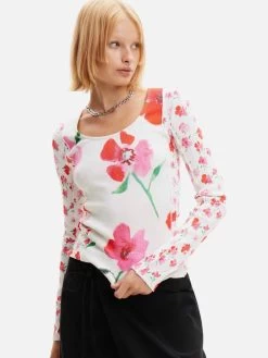 Desigual Patchwork Floral T-Shirt "Neska"