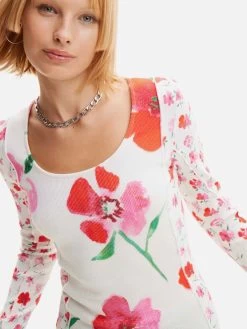 Desigual Patchwork Floral T-Shirt "Neska" 8 Desigual Patchwork Floral T-Shirt "Neska" -Fashion Clothing Line Store 24SWTK13 1000 3