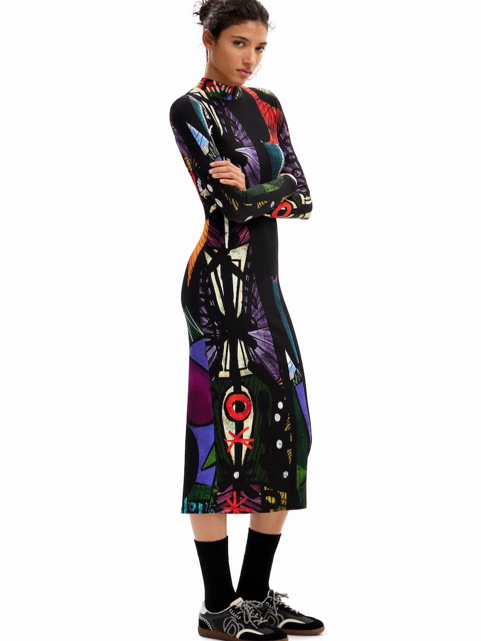 Desigual By C. Lacroix Midi Dress "Malaga Lacroix" 6 Desigual By C. Lacroix Midi Dress "Malaga Lacroix" - Image 4