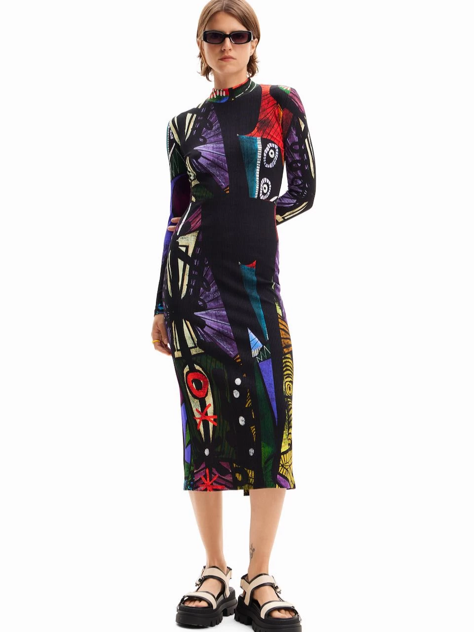 Desigual By C. Lacroix Midi Dress "Malaga Lacroix" 5 Desigual By C. Lacroix Midi Dress "Malaga Lacroix" - Image 3