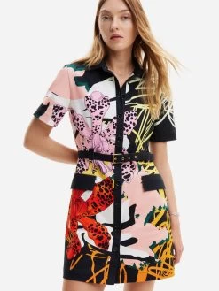 Desigual By C. Lacroix Short Shirt Dress "Almeria Lacroix"