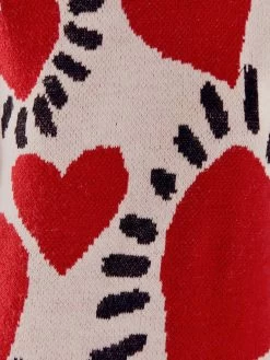 Farm Rio "White Hearts Sweater Dress" (301300) 11 Farm Rio "White Hearts Sweater Dress" (301300) -Fashion Clothing Line Store 301300 05