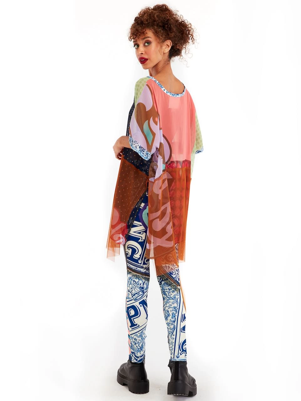 IPNG Embellished Leggings "Ocean Washed Tiles" 8 IPNG Embellished Leggings "Ocean Washed Tiles" - Image 6