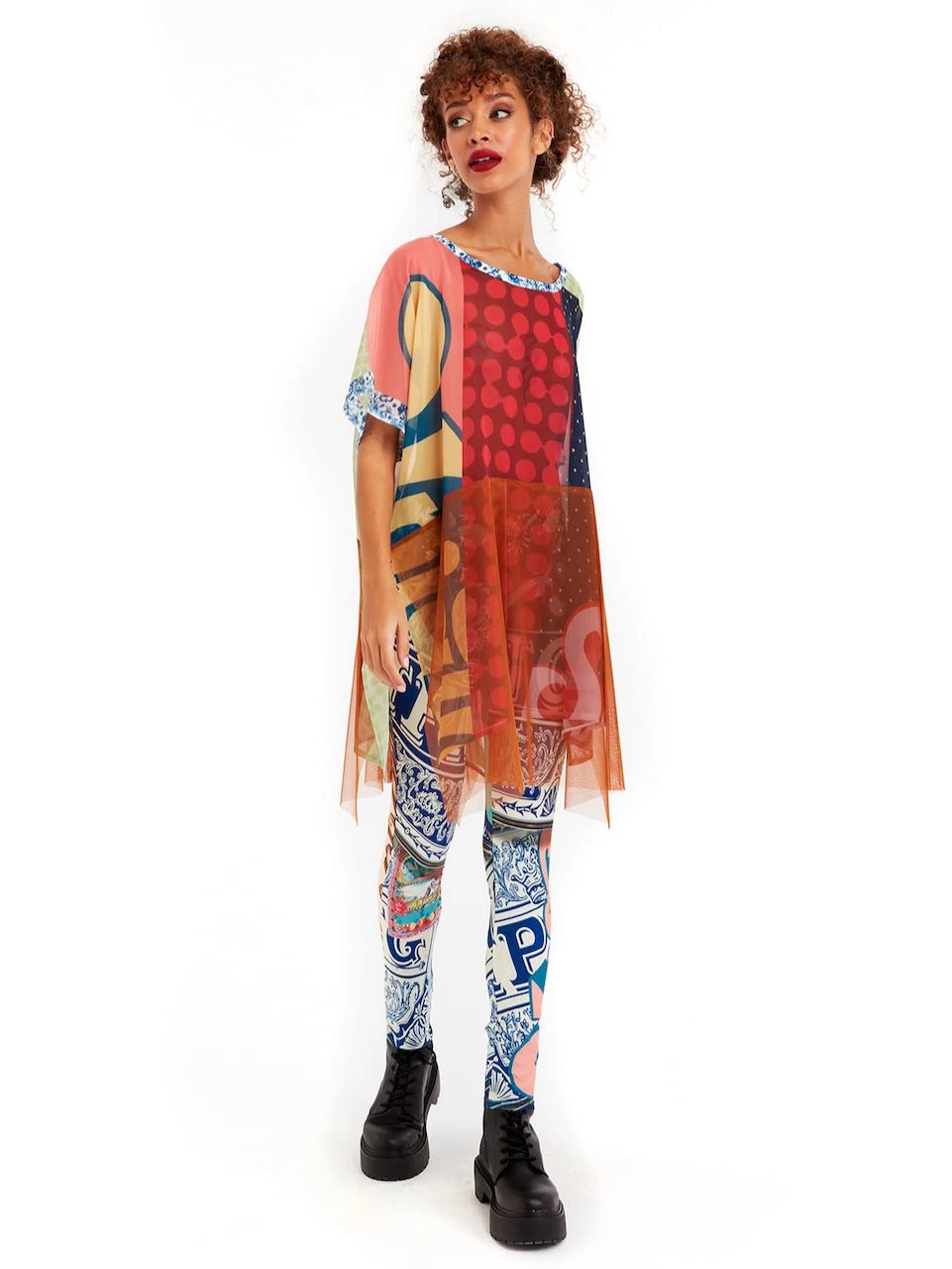 IPNG Embellished Leggings "Ocean Washed Tiles" 7 IPNG Embellished Leggings "Ocean Washed Tiles" - Image 5