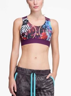 Desigual Sports Bra "Mid Impact" (purple)