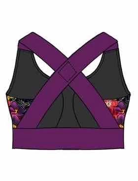 Desigual Sports Bra "Mid Impact" (purple) 4 Desigual Sports Bra "Mid Impact" (purple) - Image 2