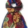 Desigual Scarf "Tokyo Tales Rectangle" -Fashion Clothing Line Store 67W54E6 3029 Desigual Scarf Tokyo Tales Rectangle