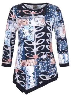 Dolcezza Asymmetric Tunic "Papers" (71731)