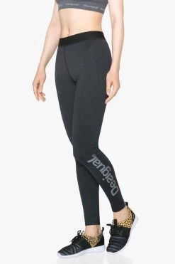 Desigual Sport Legging "A Long Tight 2" (Black)