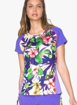 Desigual T-Shirt "A-T-S Short Sleeve G" (Purple)