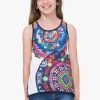 Desigual Girls T-Shirt "Distriod" 2 Desigual Girls T-Shirt "Distriod" -Fashion Clothing Line Store 71T30A7 1000 Desigual Girl T Shirt Distriod