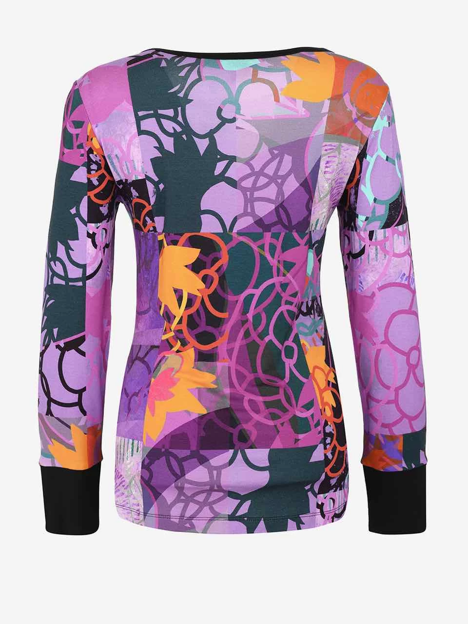 Dolcezza Top "Digital Geometry Mauve" (72620) 4 Dolcezza Top "Digital Geometry Mauve" (72620) - Image 2