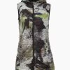 Dolcezza Long Puffer Vest "Safari Escape" (72825) -Fashion Clothing Line Store 72825 front