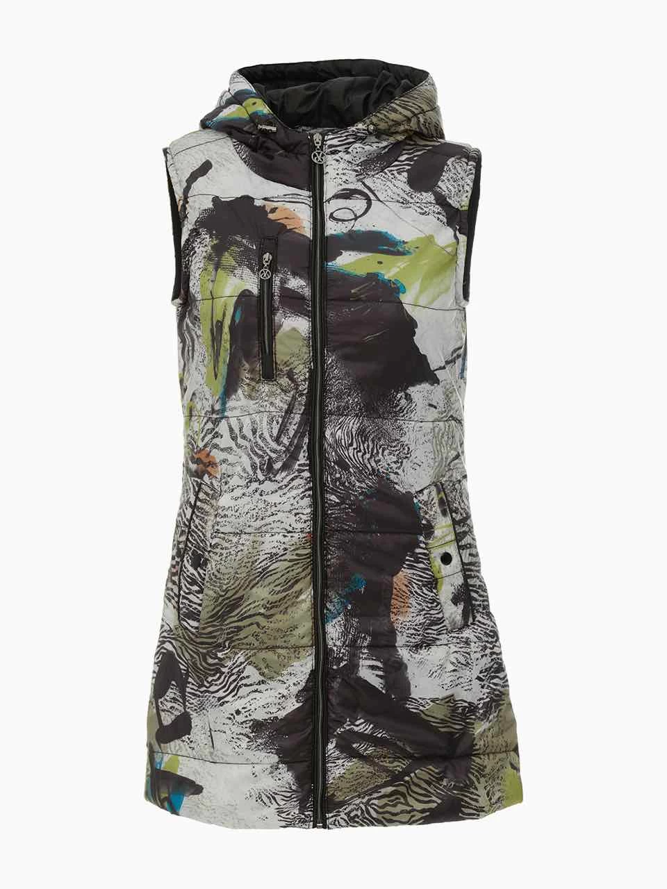 Dolcezza Long Puffer Vest "Safari Escape" (72825) 3 Dolcezza Long Puffer Vest "Safari Escape" (72825)