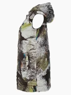 Dolcezza Long Puffer Vest "Safari Escape" (72825) 7 Dolcezza Long Puffer Vest "Safari Escape" (72825) -Fashion Clothing Line Store 72825 side