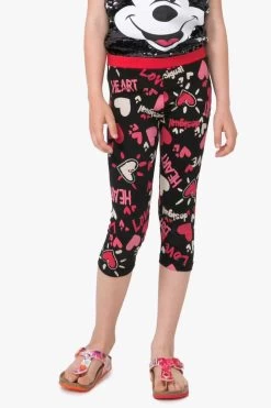 Desigual Girls Capri Leggings "Frutipan" (Black)