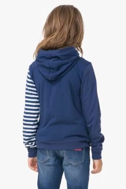 Desigual Girls Sweater "Chauter" 8 Desigual Girls Sweater "Chauter" -Fashion Clothing Line Store 72S34B3 5000 Desigual Gurls Reversible Sweater Chauter back