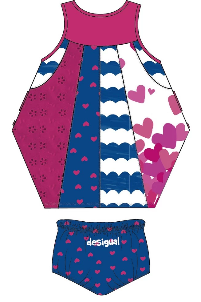 Desigual Baby Girls Dress "Montse" 4 Desigual Baby Girls Dress "Montse" - Image 2