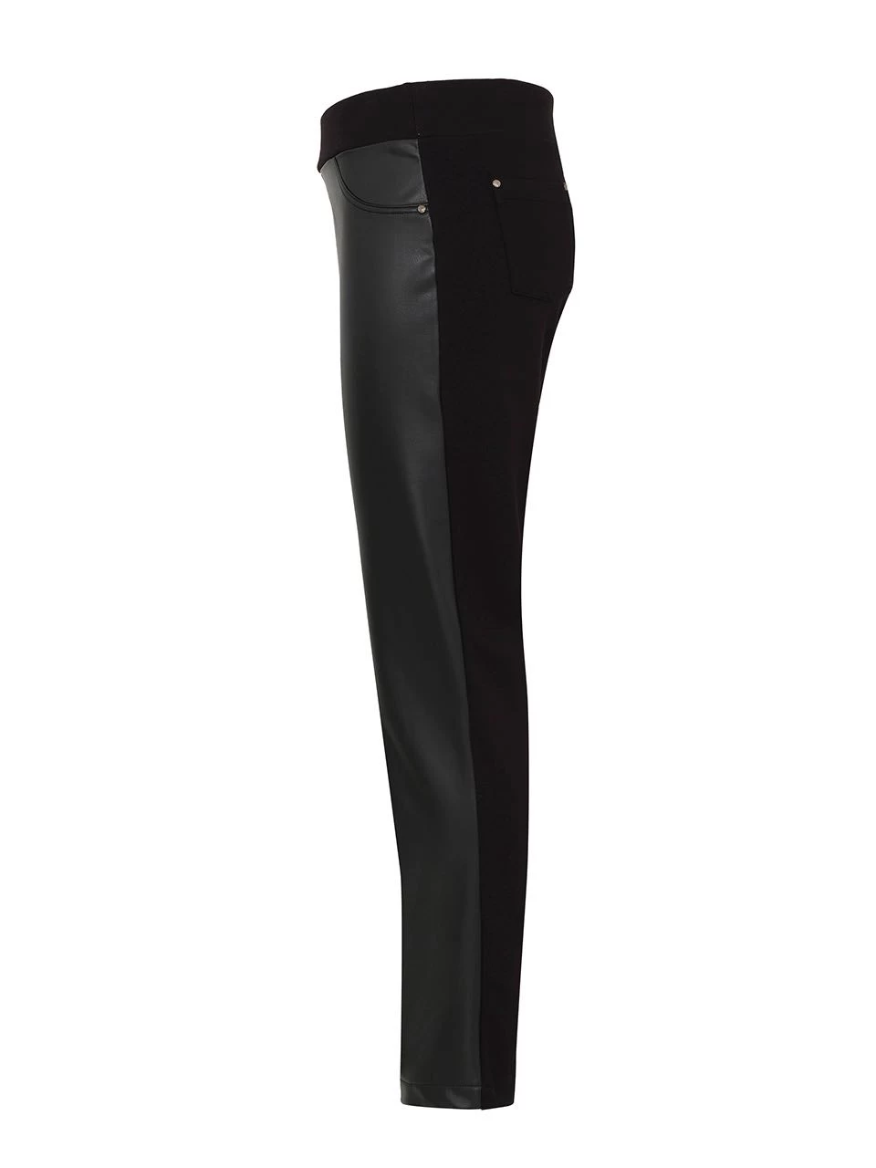 Dolcezza Leather Knit Pants 73115 4 Dolcezza Leather Knit Pants 73115 - Image 2