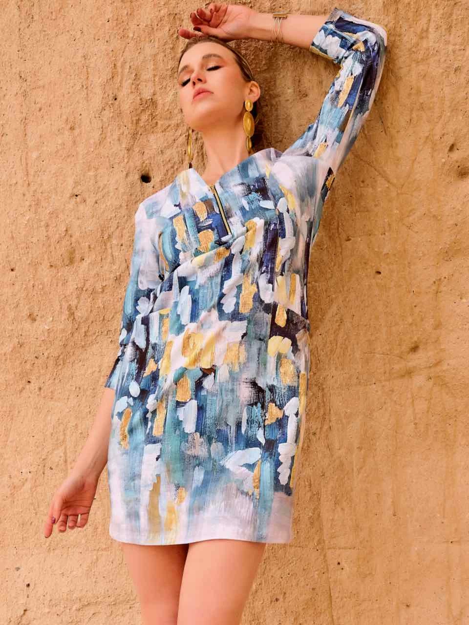 Dolcezza Dress "Abstract" (73624) 4 Dolcezza Dress "Abstract" (73624) - Image 2