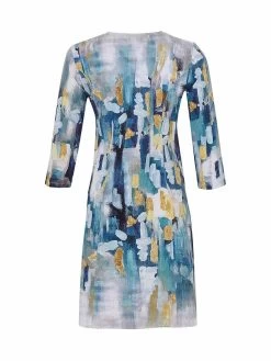 Dolcezza Dress "Abstract" (73624) 9 Dolcezza Dress "Abstract" (73624) -Fashion Clothing Line Store 73624 as back