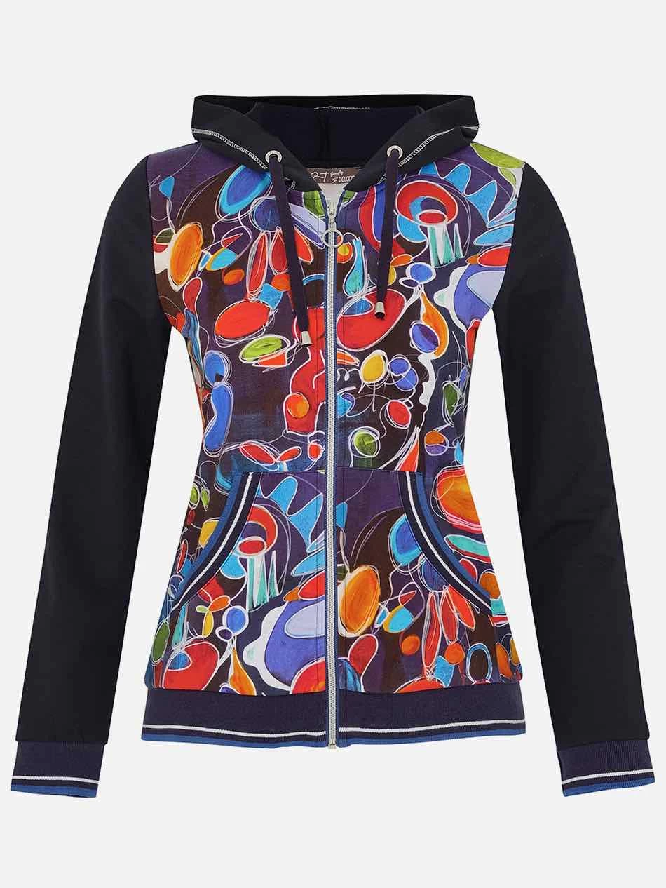 Dolcezza Hoodie Jacket "Provencal Market" (73646) 3 Dolcezza Hoodie Jacket "Provencal Market" (73646)