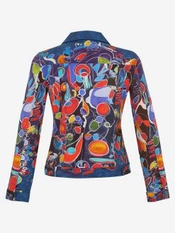 Dolcezza Jacket "Provencal Market" (73648) 10 Dolcezza Jacket "Provencal Market" (73648) -Fashion Clothing Line Store 73648 as back