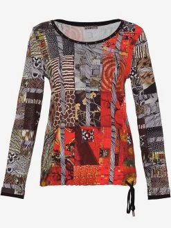 Dolcezza Top "Red Black Quilt" (73653)