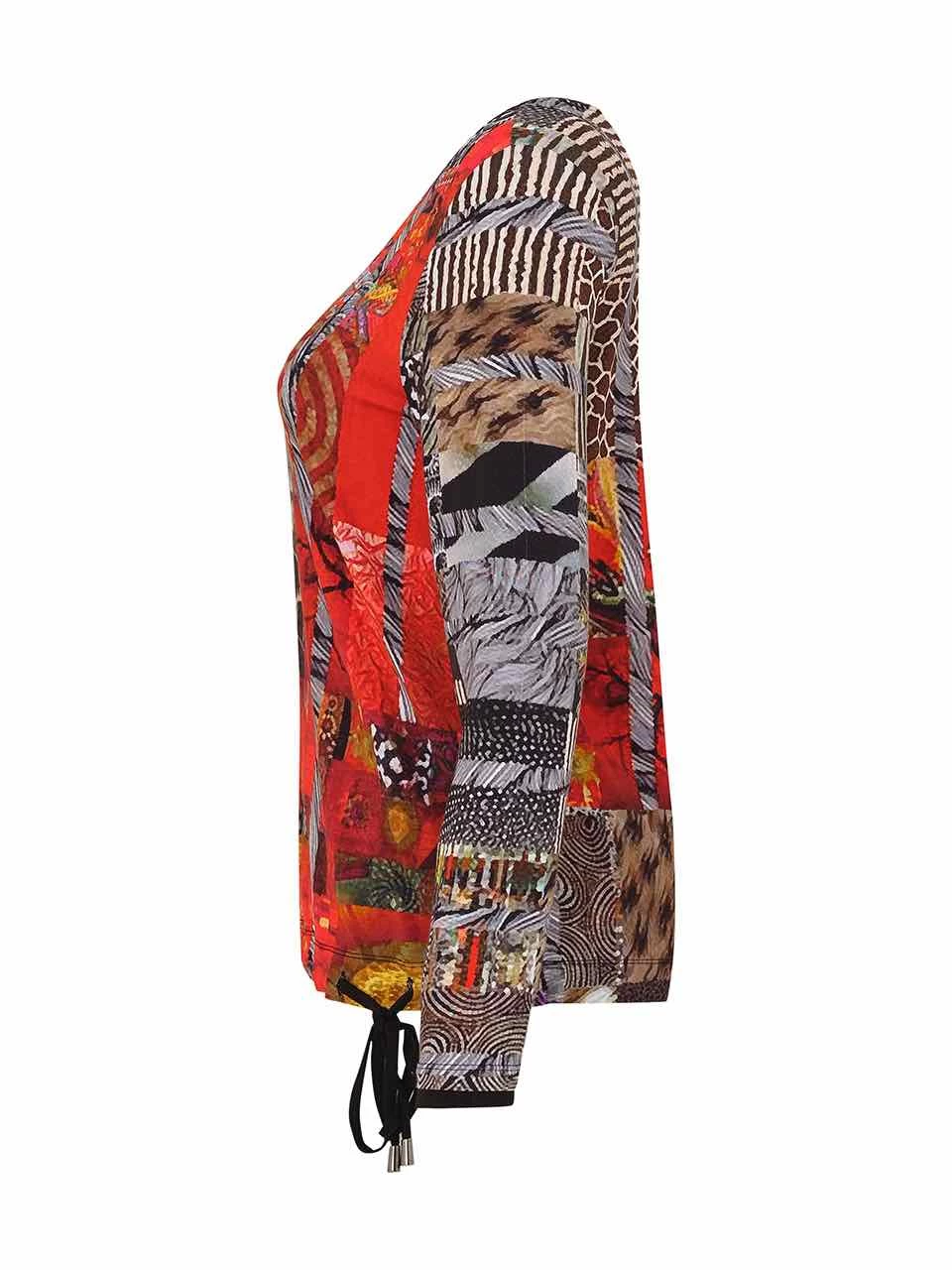 Dolcezza Top "Red Black Quilt" (73653) 5 Dolcezza Top "Red Black Quilt" (73653) - Image 3