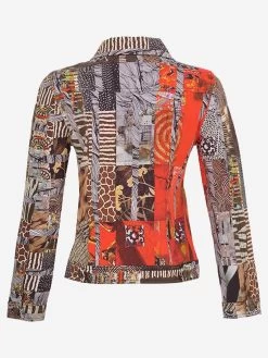 Dolcezza Jacket "Red Black Quilt" (73658) 8 Dolcezza Jacket "Red Black Quilt" (73658) -Fashion Clothing Line Store 73658 as back