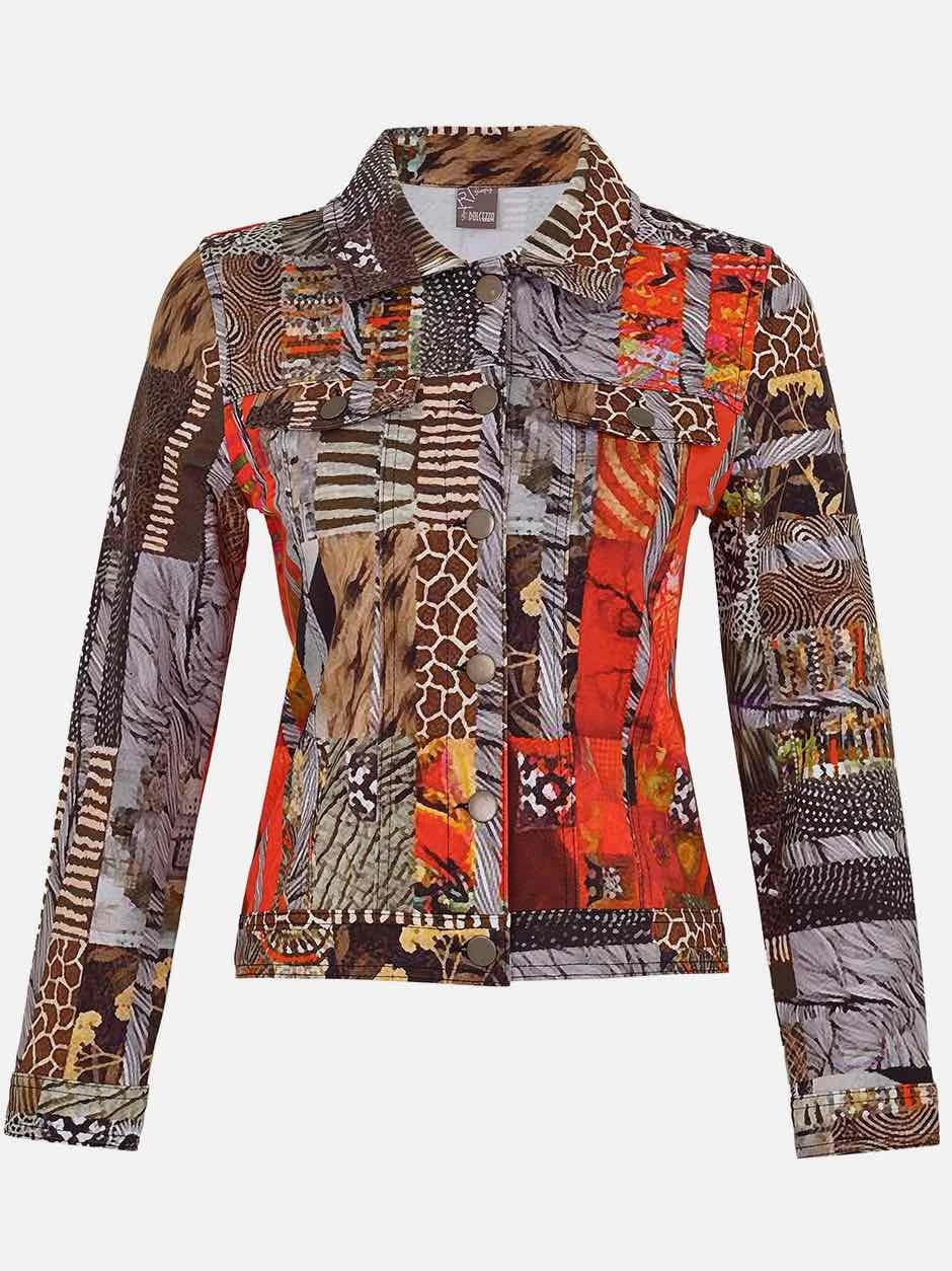 Dolcezza Jacket "Red Black Quilt" (73658) 4 Dolcezza Jacket "Red Black Quilt" (73658) - Image 2