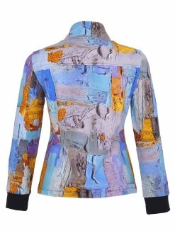 Dolcezza Zip Jacket "Sovrapposizione Di Civilta" (73696) 8 Dolcezza Zip Jacket "Sovrapposizione Di Civilta" (73696) -Fashion Clothing Line Store 73696 as back