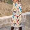 Dolcezza Sherpa Long Coat "Alphabet" (73880) 1 Dolcezza Sherpa Long Coat "Alphabet" (73880) -Fashion Clothing Line Store 73880 Fall23