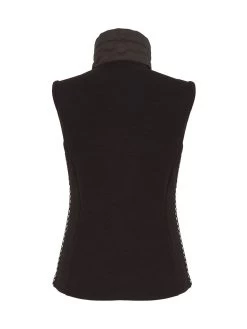 Dolcezza Quilt Vest "Black With A Twist" (74171) 13 Dolcezza Quilt Vest "Black With A Twist" (74171) -Fashion Clothing Line Store 74171 Dolcezza Zip Quilt Vest Black with Twist