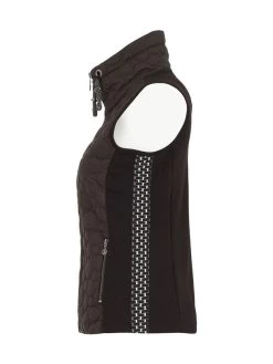 Dolcezza Quilt Vest "Black With A Twist" (74171) 10 Dolcezza Quilt Vest "Black With A Twist" (74171) -Fashion Clothing Line Store 74171 Dolcezza Zip Quilt Vest Black with a Twist