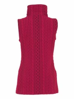 Dolcezza Vest "Colorful Sporty Chic" (74201) - 2 Colours 13 Dolcezza Vest "Colorful Sporty Chic" (74201) - 2 Colours -Fashion Clothing Line Store 74201 fuchsia back