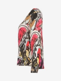 Dolcezza Blouse "Watermelon Heart" (74607) 7 Dolcezza Blouse "Watermelon Heart" (74607) -Fashion Clothing Line Store 74607 Dolcezza Top Blouse Watermelon Heart