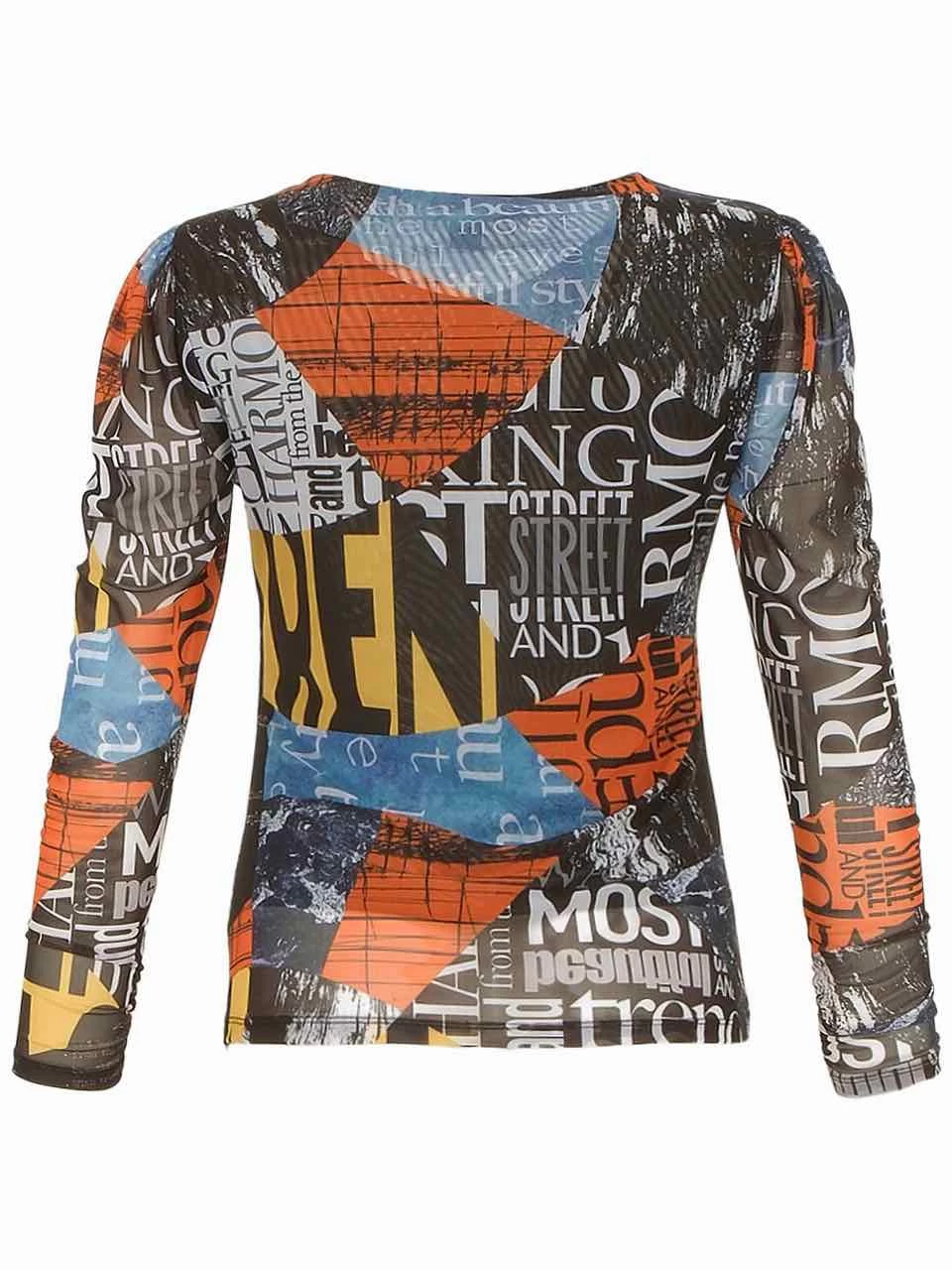 Dolcezza Top "Newspaper" (74663) 5 Dolcezza Top "Newspaper" (74663) - Image 3