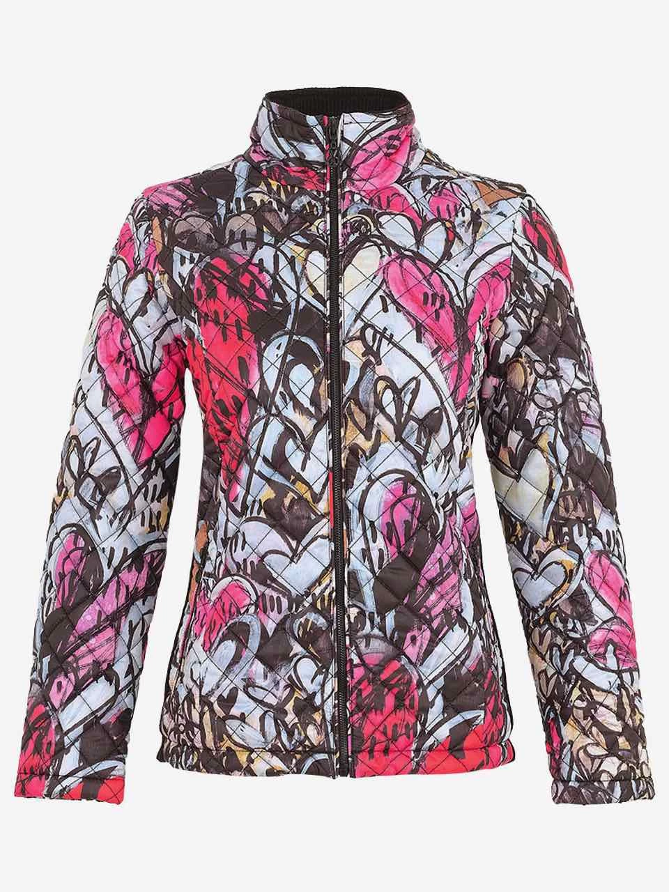 Dolcezza Lightweight Quilt Jacket "Watermelon Heart" (74835) 3 Dolcezza Lightweight Quilt Jacket "Watermelon Heart" (74835)