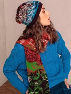 IVKO Merino Wool Scarf "Geometric Pattern 202683" (2 Colours) 14 IVKO Merino Wool Scarf "Geometric Pattern 202683" (2 Colours) -Fashion Clothing Line Store 7C8A4342