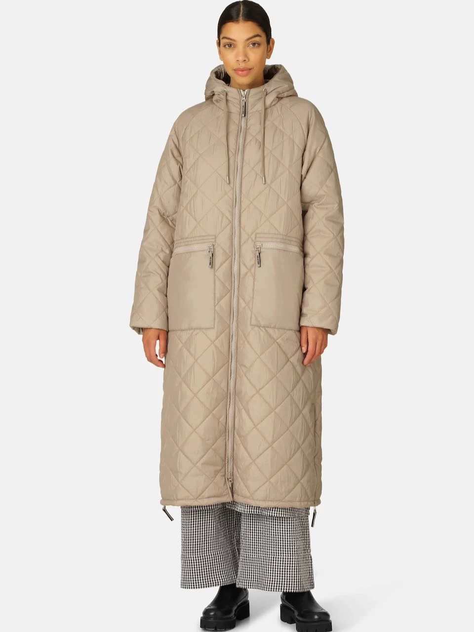 Ilse Jacobsen Padded Coat Aerial01 (Cobblestone) 3 Ilse Jacobsen Padded Coat Aerial01 (Cobblestone)
