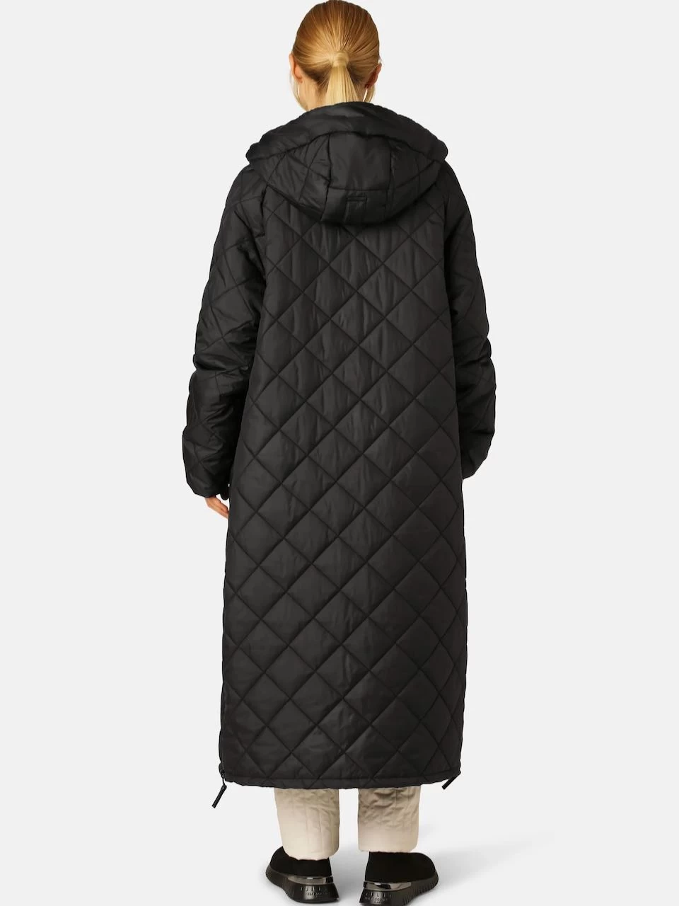 Ilse Jacobsen Padded Coat Aerial01 (Black) 4 Ilse Jacobsen Padded Coat Aerial01 (Black) - Image 2