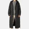 Ilse Jacobsen Padded Coat Aerial01 (Black) 1 Ilse Jacobsen Padded Coat Aerial01 (Black) -Fashion Clothing Line Store AERIAL01 Ilse Jacobsen Padded Coat Black