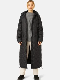 Ilse Jacobsen Padded Coat Aerial01 (Black)
