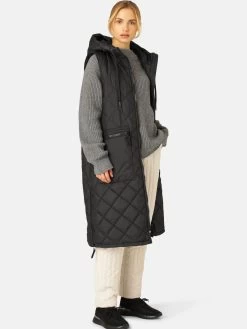 Ilse Jacobsen Padded Vest Aerial02 (Black)