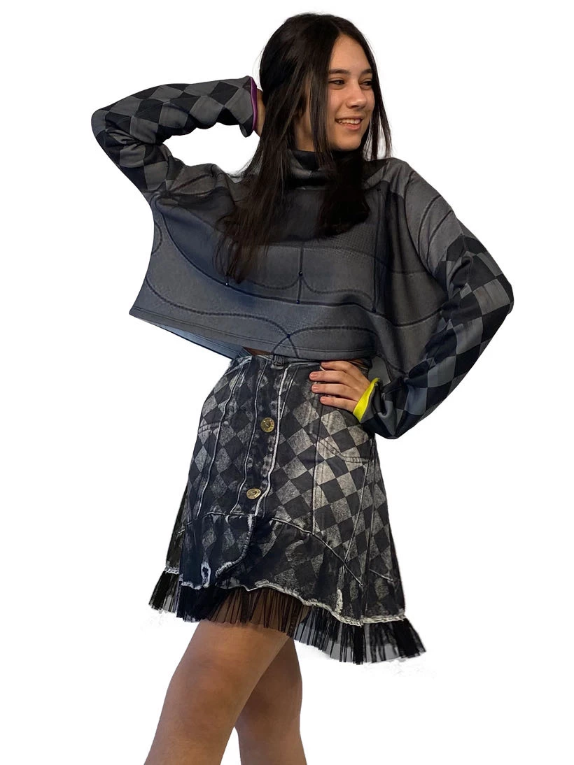 IPNG Skirt Mini Wide "Art Is..." 6 IPNG Skirt Mini Wide "Art Is..." - Image 4