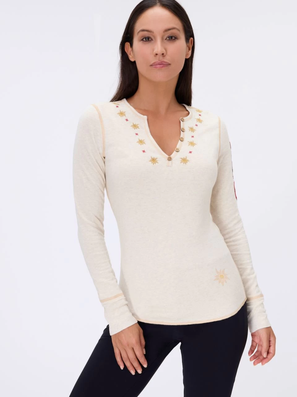 Alp N Rock "Edelweiss Henley" (Heather Ivory) 6 Alp N Rock "Edelweiss Henley" (Heather Ivory) - Image 4
