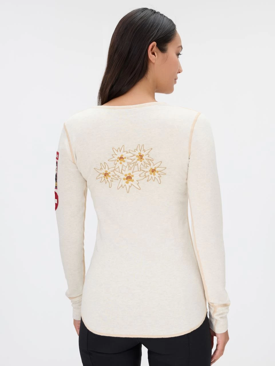 Alp N Rock "Edelweiss Henley" (Heather Ivory) 4 Alp N Rock "Edelweiss Henley" (Heather Ivory) - Image 2